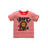 A Ape Print for Kids T Shirt Summer Cotton Small and Older Children's Short Sleeve T-shirt