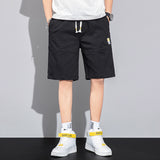 Mens Cargo Shorts Summer Workwear Men's Shorts Loose Five-Point Straight Casual Pants Multi-Pocket Student Shorts