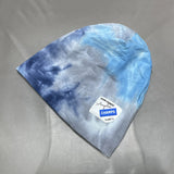 Toque Tie-Dyed Patch Knitted Cold Cap Children's Spring and Autumn Toque