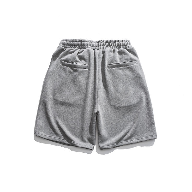 Men Shorts Letter Zipper Straight Cargo Pants