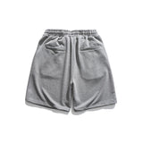 Men Shorts Letter Zipper Straight Cargo Pants