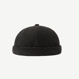 Mens Beanies Hat Female Autumn and Winter Simplicity Corduroy Chinese Landlord Hat Hip Hop Hat