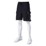 Mens Cargo Shorts Men's Workwear Shorts Cropped Pants Multi-Pocket Cargo Pants