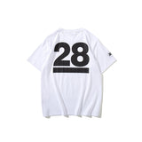 A Bath Ape T Shirt Casual round Neck Short Sleeves Printed Camouflage Color Block T-shirt