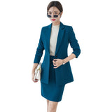 Women Pants Suit Uniform Designs Formal Style Office Lady Bussiness Attire Autumn Fashion Mid-Length Suit Two-Piece Suit for Women