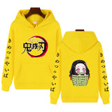 Demon Slayer Hoodie Sweatshirts Anime Casual Pullover Anime Print Men's Fashion Casual Hooded Hoodie