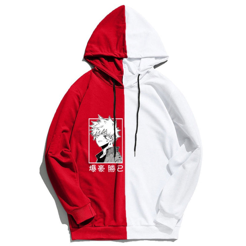 Split Hoodie Demons and Angels Boku No Hero Academia Hooded Two-Tone