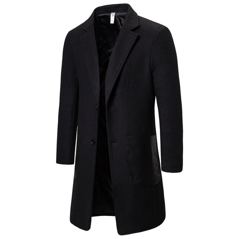 Men's Fashion Casual Coat Men's Trench Coat Men Winter Outfit Casual Fashion