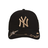 Yankee and Dogers Baseball Cap Men's and Women's Peaked Cap Bee Embroidery