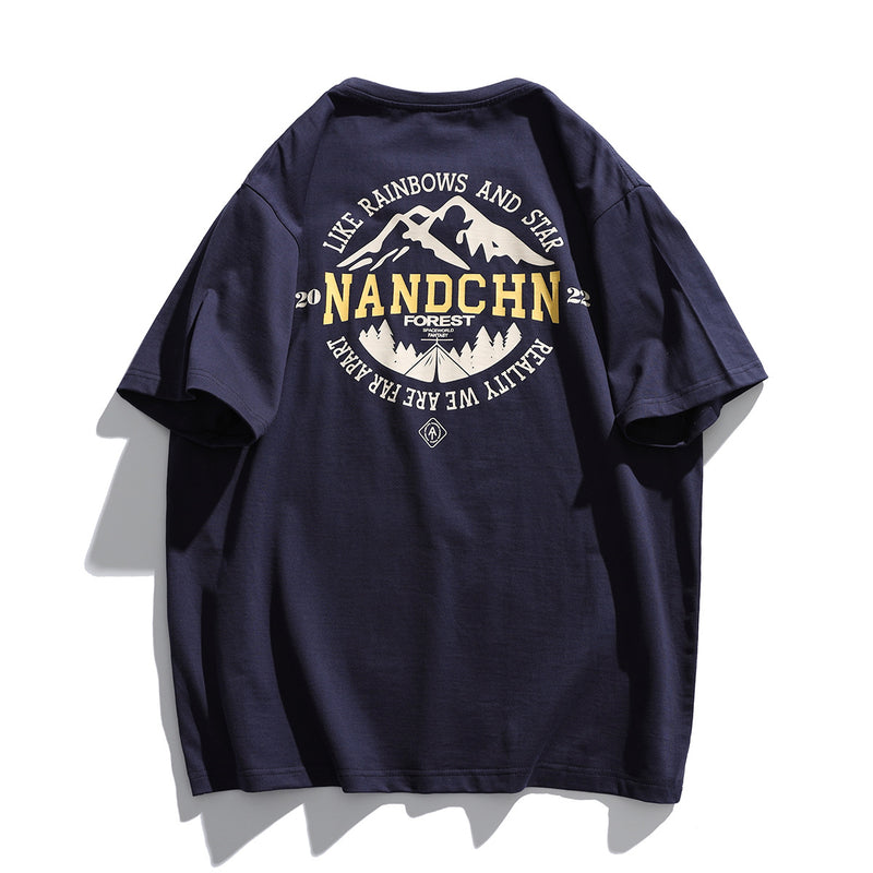 2022 Summer Man T Shirt Printed Loose