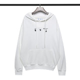 Autumn And Winter Green Lightning Arrow Pattern Hooded Sweater For Men And Women