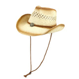 Wester Hats Men Women Sun Protection by the Sea Beach Hat Sun Hat Hollow out Straw Cowboy Hat
