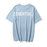 Fog T Shirt Street Tide Brand Polyline Reflective Casual Loose Short Sleeves Tshirt fear of god