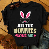 Mens Easter Shirts Rabbit Print