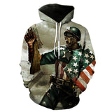 Captain America Hoodie Avengers Series 3D Digital Printing Couple Casual Hoodie