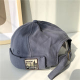 Women Beanies Summer No Brim Skullcap Chinese Landlord Hat Female Street Hip Hop Hat