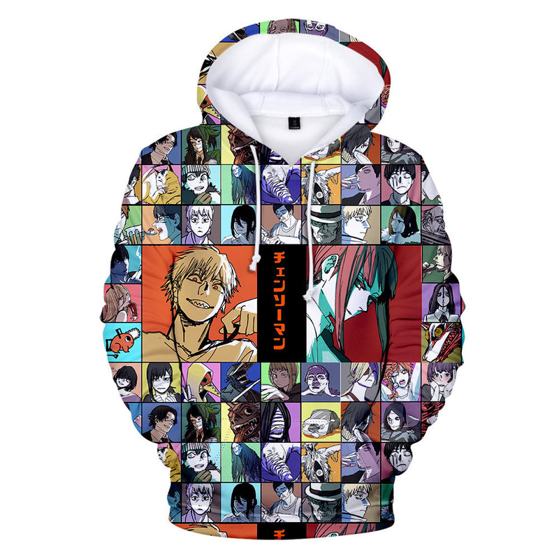 Chainsaw Man Hoodie 3D Printed Hood