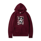 Maroon Graphic Hoodie