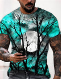 3D T Shirt Landscape Printing