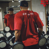 Slim Fit Muscle Gym Men T Shirt Men Rugged Style Workout Tee Tops Muscle Brothers Sports Men's T-shirt Summer Fitness Short-Sleeved Shirt Casual