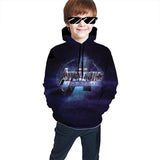 Captain America Hoodie Children's Clothing Avengers 3D Sweater Older Boys Baseball Uniform