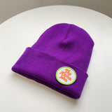 Mens Beanies Knitted Hat Female Autumn and Winter Leisure Letter Labeling Woolen Cap Male