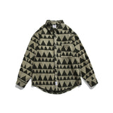 Men Shacket Long Sleeve Autumn Shirt Autumn Vintage Long Sleeve Shirt Corduroy Shirt Pure Cotton Coat