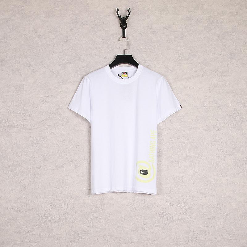 A Ape Print T Shirt Printed Casual Round Neck Loose Short Sleeves Short Sleeve Women