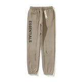 Fog Fear of God Pant Sports Style with Letters Trousers Men and Women Casual Velvet Sweatpants