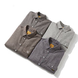 Men Shacket Long Sleeve Autumn Fashion Casual Striped Shirt