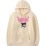 Kuromi Hoodie Harajuku Cute Printed Hoodie Autumn and Winter Leisure Sweater for Women