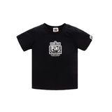 A Ape Print for Kids T Shirt Boys and Girls Environmentally Friendly Printed Cotton Short Sleeve T-shirt