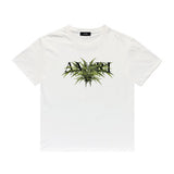 Amiri T Shirt Grass Print Casual Round Neck