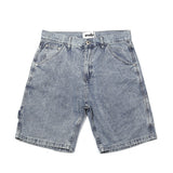 Men Jean Shorts Fashion Brand Washed Denim Shorts Men's Street Fashion Loose Straight Shorts Summer Bermuda Shorts