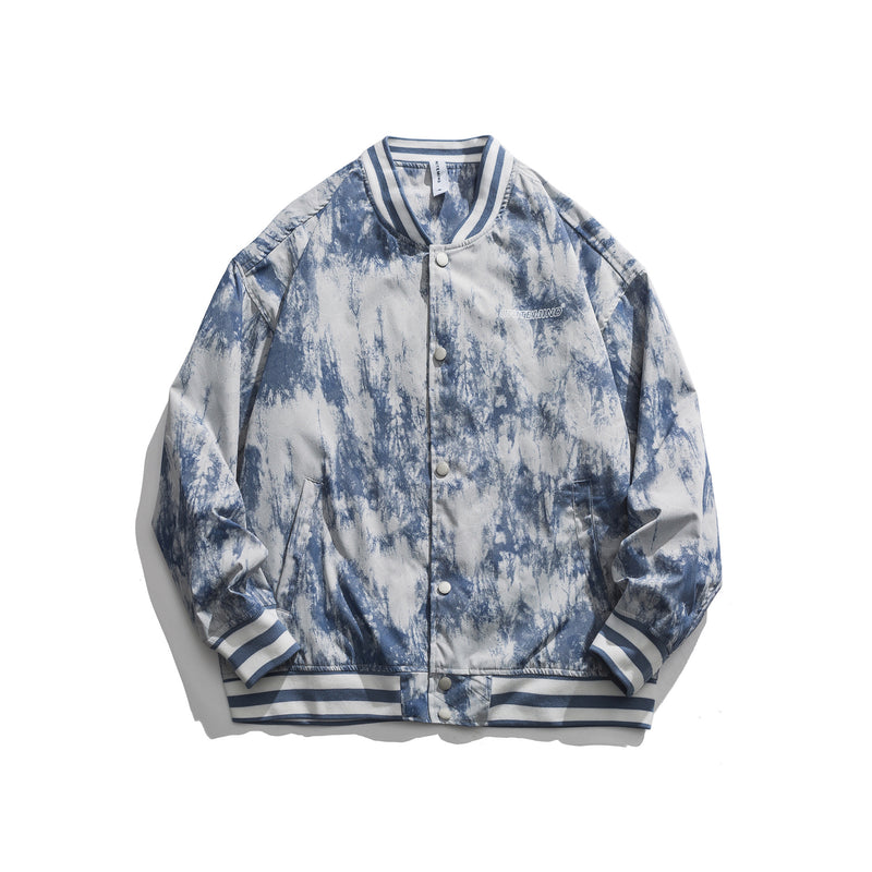 Men's Spring plus Size Retro Sports Baseball Uniform Male Pilot Jacket Male Student Coat Top Men Coat