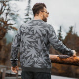Men plus Size Sweater Autumn and Winter Large Size Bottoming Sweater Fat Sweater