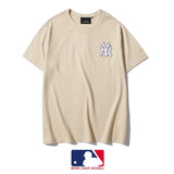 MLB T Shirt MLB round Neck Loose Short Sleeves T-shirt for Men and Women