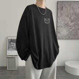 Men Long Sleeve T-shirt Crew Neck Inner Bottoming Shirt