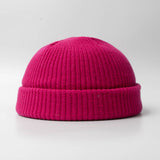 Mens Beanies Autumn Winter Retro Skullcap Chinese Landlord Hat Hip-Hop Street Men's Girl's Cap