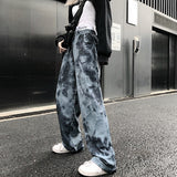 Harajuku Clothing Men Classic Retro Pants Straight Leg Pant Vintage High Waist Casual Pants Men and Women Wide Leg Pants Trousers