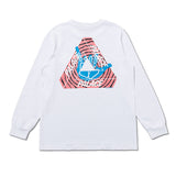 Palace Hoodie Long Sleeve Round Neck Men's Women's Pullover Colorful Triangle Street Couple's Tops Bottoming Shirt