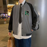 Varsity Jacket For Men Baseball Jackets Spring and Autumn Jacket Male Loose-Fitting Coat Top