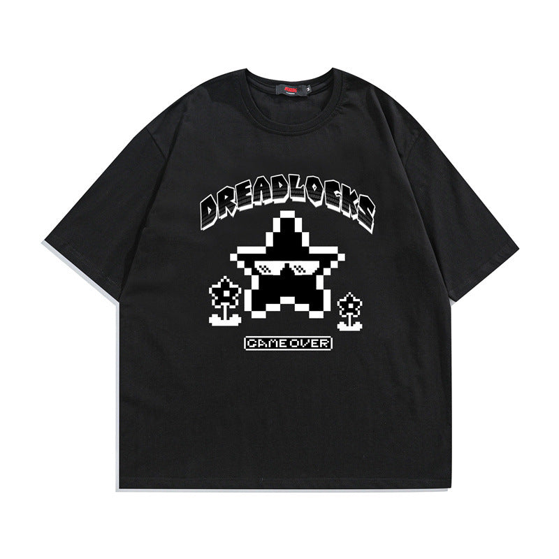 2022 Summer man t shirt Printed Short Sleeve