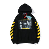 Autumn And Winter Caravaggio Oil Painting Series Velvet Padded Hooded Sweatshirt