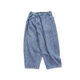 Men's Pants Men's Summer Vintage Men's Trousers Casual Loose Washed-out Denim Harem