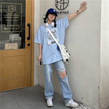 Harajuku Clothing Men's Tshirt Classic Retro Shirts Summer Printed Men's Casual Loose Short Sleeve T-shirt