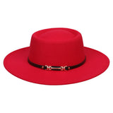 Cam Newton Hats Flat Top Jazz Top Hat Autumn and Winter Warm Men and Women British Woolen Hat