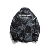 Men Shacket Long Sleeve Autumn Shirt Autumn Loose Casual Tie-Dye Shirt