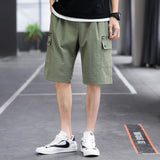 Men Cargo Shorts Sports Shorts Men's Summer Outer Wear Thin Pants Loose Casual Trend Fifth Pants I Middle Pants