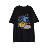 Harajuku Clothing Men's Tshirt Classic Shirts Vintage Loose Short Sleeved T-shirt Sleeve